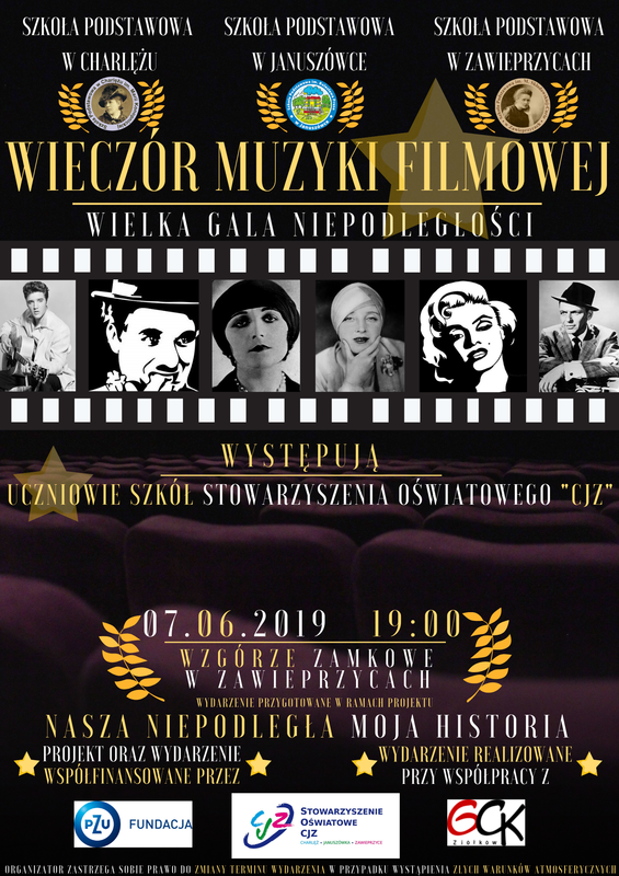 wieczór muzyki filmowej plakat v5