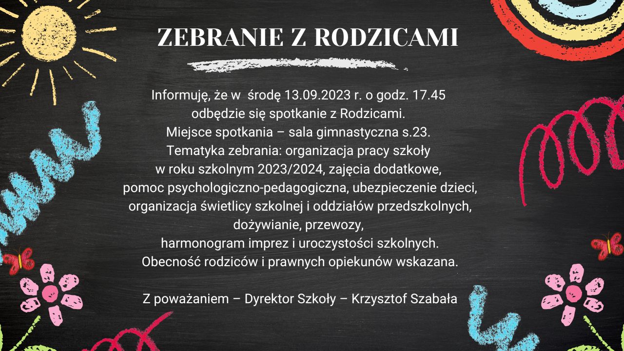 Zebranie z rodzicami