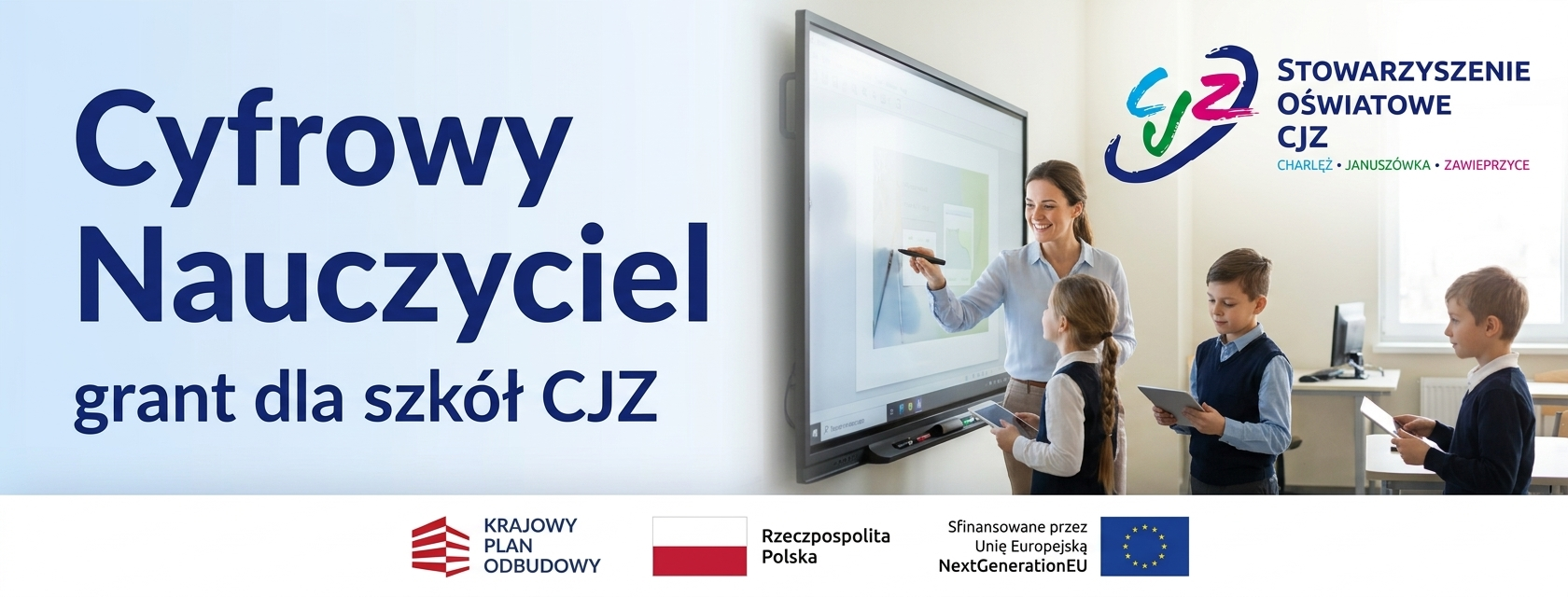 Banner CJZ - cyfrowy nauczyciel